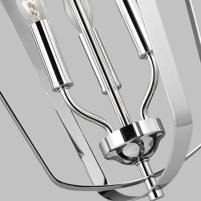 Generation Lighting - Romee Small 3-Light Hall/Foyer Fixture - Chrome - 5134903-05