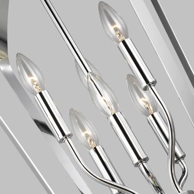 Generation Lighting - Romee Large 6-Light Hall/Foyer Fixture - Chrome - 5134906-05