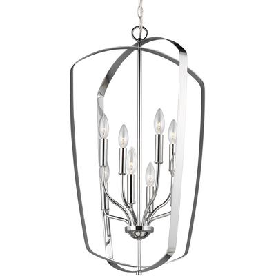 Generation Lighting - Romee Large 8-Light Hall/Foyer Pendant - 5134908-05