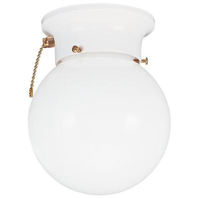 Generation Lighting - Tomkin 1-Light Ceiling Flush Mount with On/Off Pull Chain - 5367PCEN3-15