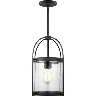 Generation Lighting - Kenny One-Light Pendant - Midnight Black - 6000401-112