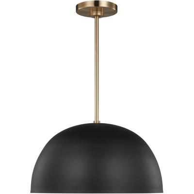 Generation Lighting - Ivan One-Light Pendant - Midnight Black - 6000501-112