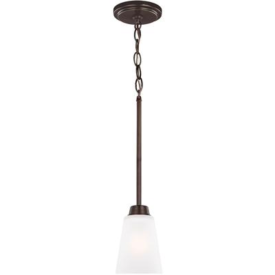 Generation Lighting - Kerrville 1-Light Mini-Pendant - Bronze - 6115201-710