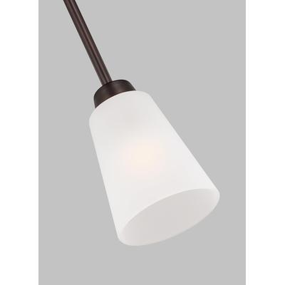 Generation Lighting - Kerrville 1-Light Mini-Pendant - Bronze - 6115201-710