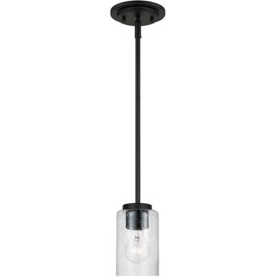 Generation Lighting - Oslo One-Light Mini-Pendant - Midnight Black - 61170-112