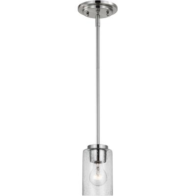 Generation Lighting - Oslo One-Light Mini-Pendant - Brushed Nickel - 61170-962