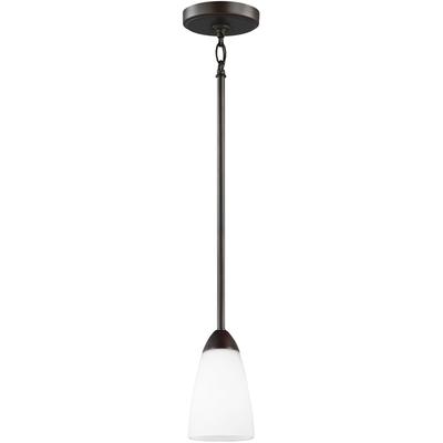 Generation Lighting - Seville 1-Light Mini-Pendant - Burnt Sienna - 6120201-710