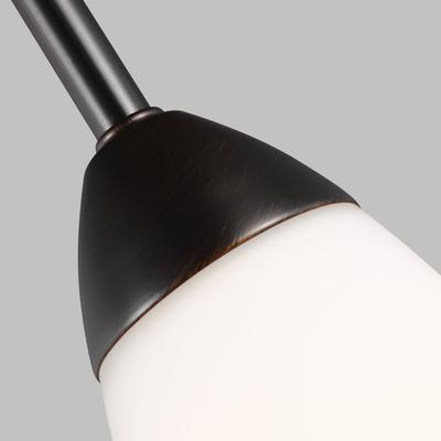 Generation Lighting - Seville 1-Light Mini-Pendant - Burnt Sienna - 6120201-710