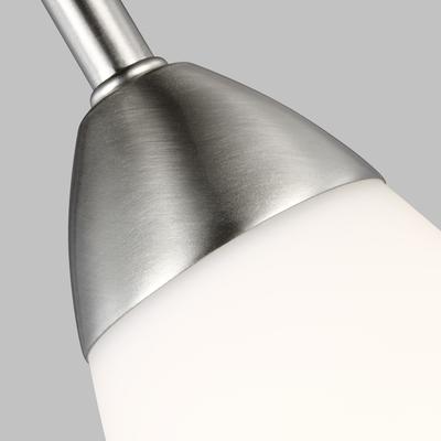 Generation Lighting - Seville 1-Light Mini-Pendant - Brushed Nickel - 6120201-962