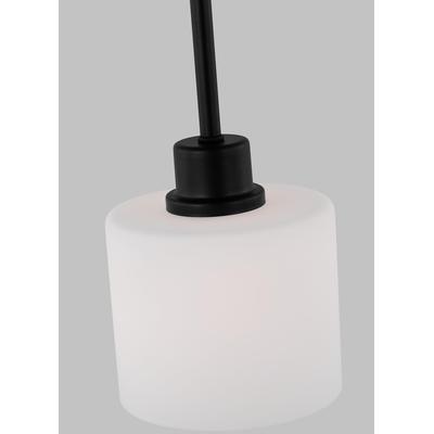 Generation Lighting - Canfield One-Light LED Mini-Pendant - Midnight Black - 6128801EN3-112