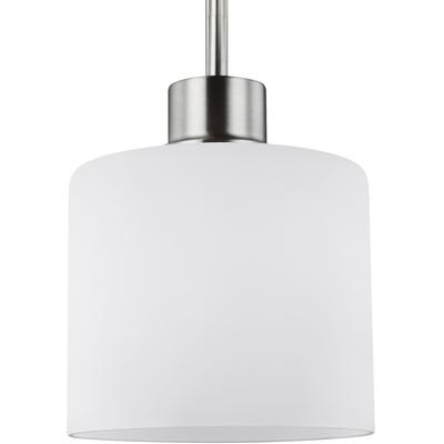 Generation Lighting - Canfield 1-Light Mini-Pendant - Brushed Nickel - 6128801EN3-962