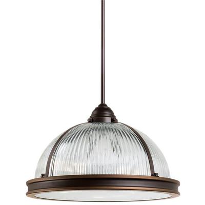 Generation Lighting - Pratt Street Prismatic 3-Light Pendant - 65062EN3-715