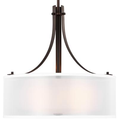 Generation Lighting - Elmwood Park 3-Light Pendant - 6537303EN3-710