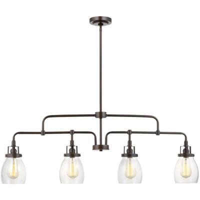 Generation Lighting - Belton 4-Light Island Pendant - Bronze - 6614504-710