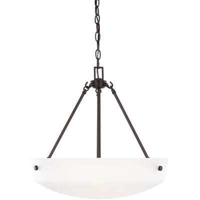 Generation Lighting - Kerrville 3-Light Pendant - Bronze - 6615203-710