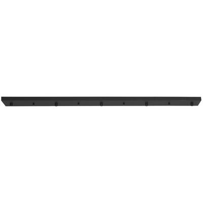 Generation Lighting - 5-Light Linear Multi-Port Canopy - Midnight Black - 7449605-112