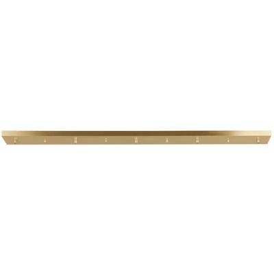 Generation Lighting - 5-Light Linear Multi-Port Canopy - Satin Brass - 7449605-848