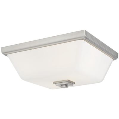 Generation Lighting - Ellis Harper 2-Light Ceiling Flush Mount - Brushed Nickel - 7513702EN3-962