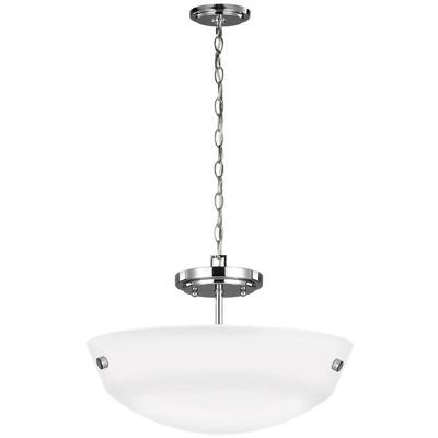 Generation Lighting - Kerrville 2-Light Semi-Flush Convertible Pendant - 7715202-05