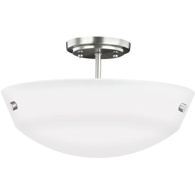 Generation Lighting - Kerrville 2-Light Semi-Flush Convertible Pendant - 7715202-962