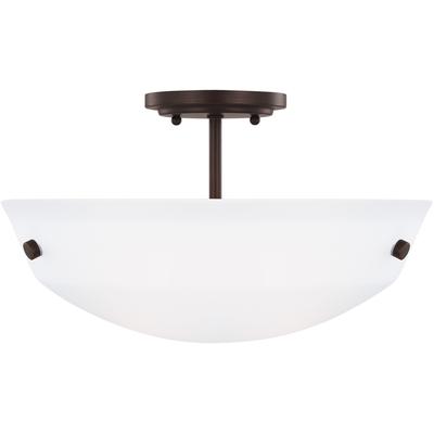 Generation Lighting - Kerrville 2-Light Semi-Flush Convertible Pendant - 7715202EN3-710