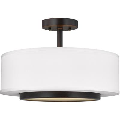 Generation Lighting - Nance 2-Light Semi-Flush Convertible Pendant - 7728002-710