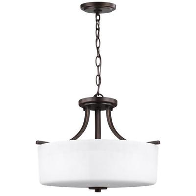 Generation Lighting - Canfield 3-Light Semi-Flush Mount - 7728803EN3-710