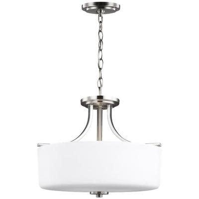 Generation Lighting - Canfield 3-Light Semi-Flush Mount - 7728803EN3-962