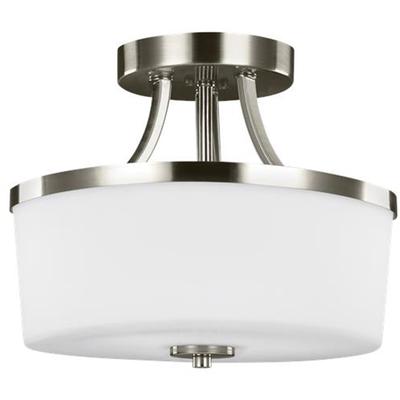 Generation Lighting - Hettinger 2-Light Semi-Flush Convertible Pendant - 7739102EN3-962