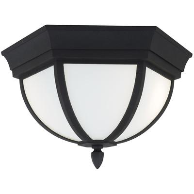 Generation Lighting - Wynfield 2-Light Outdoor Ceiling Flush Mount - 79136-12