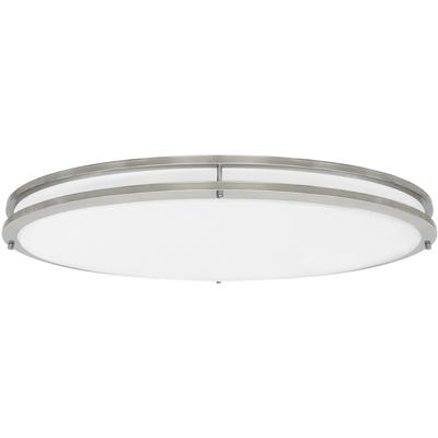 Generation Lighting - Mahone Oval LED Ceiling Flush Mount - Painted Brushed Nickel - 7950893S-753