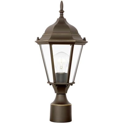 Generation Lighting - Bakersville 1-Light Outdoor Post Lantern - Antique Bronze - 82938-71