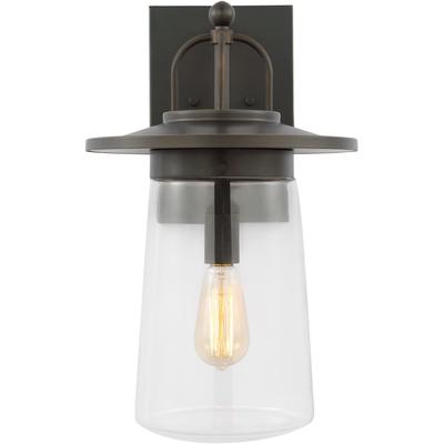 Generation Lighting - Tybee 1-Light Large Outdoor Wall Lantern - Antique Bronze - 8708901-71