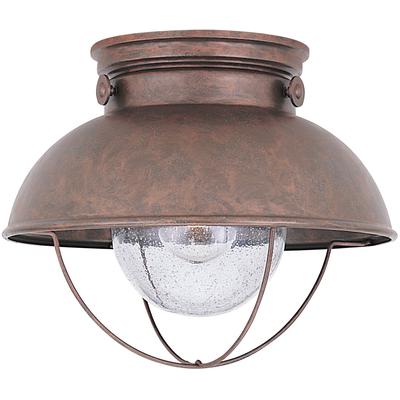 Generation Lighting - Sebring 1-Light Outdoor Ceiling Flush Mount - 8869-44