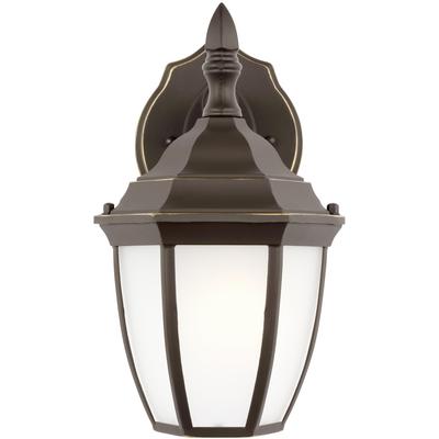 Generation Lighting - Bakersville Small 1-Light LED Outdoor Wall Lantern - Antique Bronze - 89936EN3-71