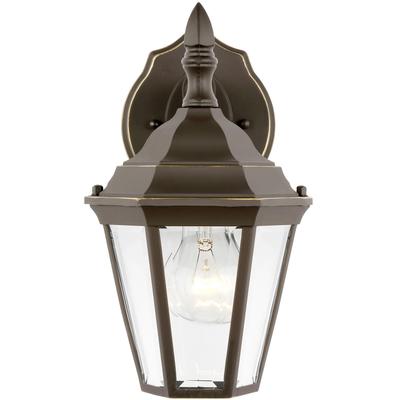 Generation Lighting - Bakersville Small 1-Light Outdoor Wall Lantern - Antique Bronze - 89937-71