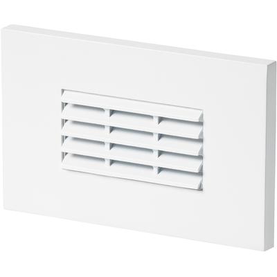 Generation Lighting - Louver 120V LED Horizontal Step Light - White - 93401S-15