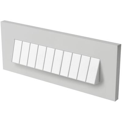 Generation Lighting - Tarpa Horizontal LED Brick Light - Satin Nickel - 94403S-849