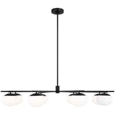 Generation Lighting Designers - Lune Extra-Large 8-Light Chandelier - Aged Iron - EC1258AI