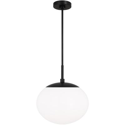 Generation Lighting Designers - Lune Large 1-Light Pendant - Aged Iron - EP1341AI