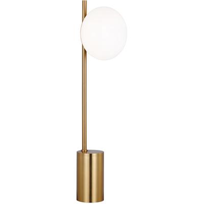 Generation Lighting Designers - Lune 1-Light Table Lamp - Burnished Brass - ET1461BBS2