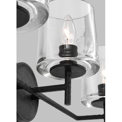 Generation Lighting Designers - Marietta 3-Light Vanity Light - Aged Iron - EV1003AI