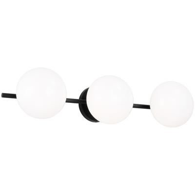 Generation Lighting Designers - Lune 3-Light Vanity Light - Aged Iron - EV1013AI