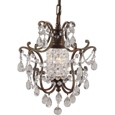 Generation Lighting - Maison De Ville 1-Light Mini Chandelier - British Bronze - F1879/1BRB