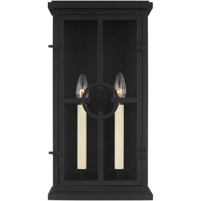 Generation Lighting - Belleville Medium Lantern - Textured Black - OL15301TXB