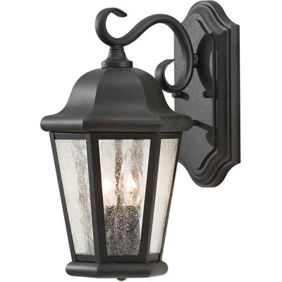 Generation Lighting - Martinsville Medium 2-Light Outdoor Wall Lantern - Black - OL5901BK