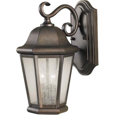 Generation Lighting - Martinsville Medium 2-Light Outdoor Wall Lantern - Corinthian Bronze - OL5901CB