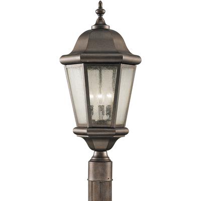 Generation Lighting - Martinsville 3-Light Outdoor Post Lantern - OL5907EN/CB