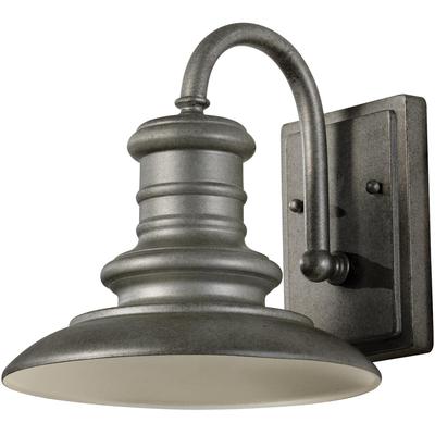 Generation Lighting - Redding Station Small Wildlife-Friendly Outdoor Lantern - Tarnished Silver - OL8600TRD/T