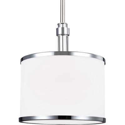 Generation Lighting - Prospect Park 1-Light Mini-Pendant - P1417SN/CH